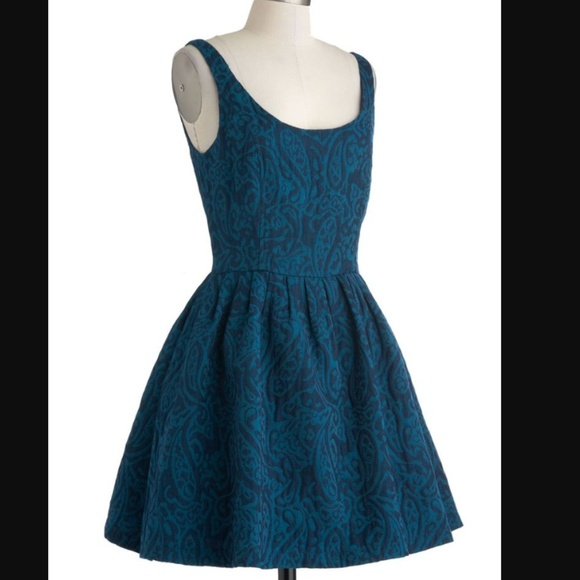 Modcloth Jack by BB Dakota Blueberry Pie Dress - Picture 1 of 4
